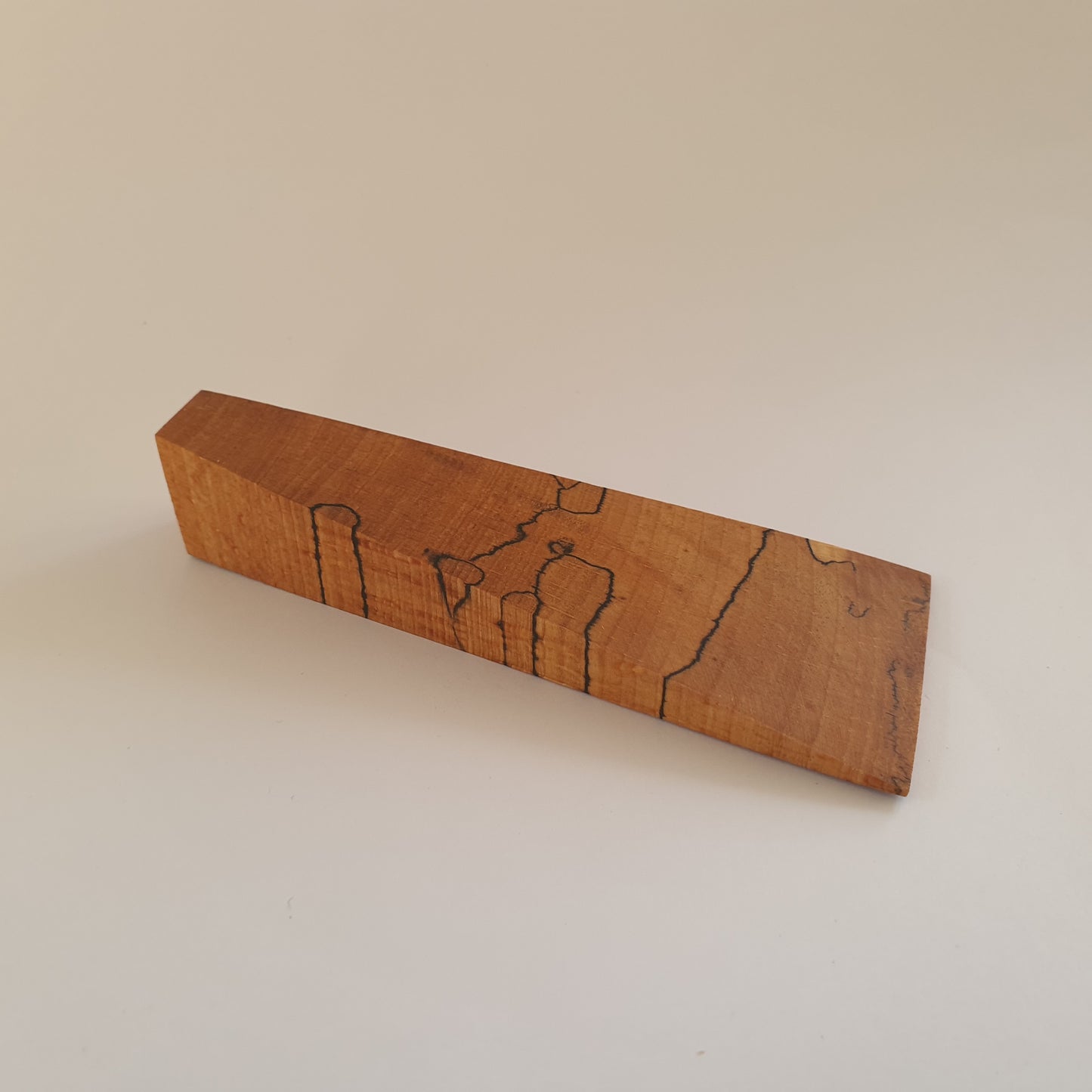 Door Wedge in Spalted Beech