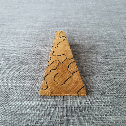 Door Wedge in Spalted Beech