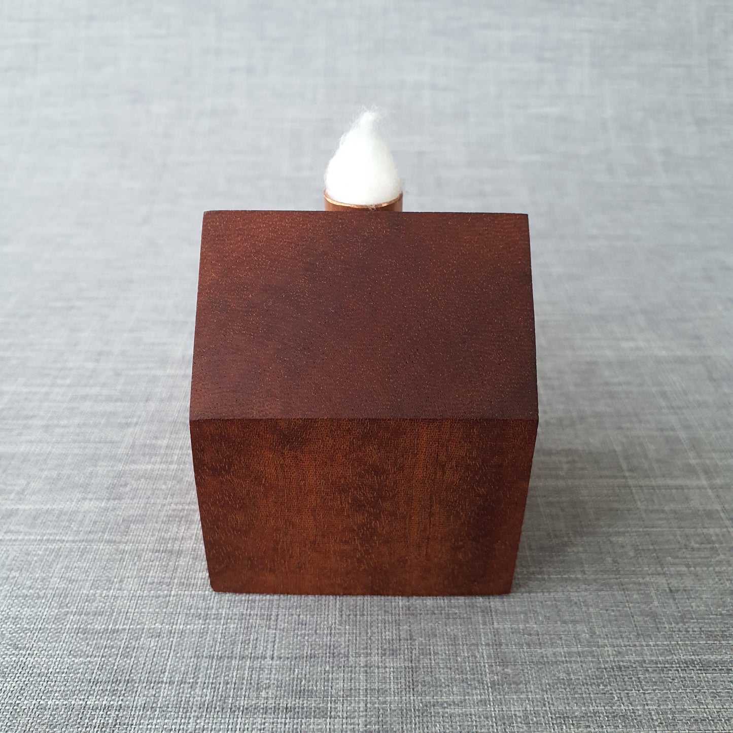 Mini House in Mahogany and Copper