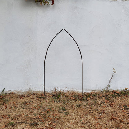 Handcrafted Steel Gothic Arches, Garden Hoops, Path Edging