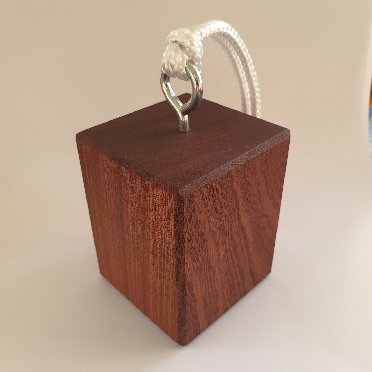 Mini Doorstop in Sapele