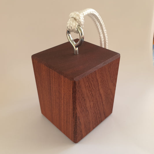 Mini Doorstop in Sapele