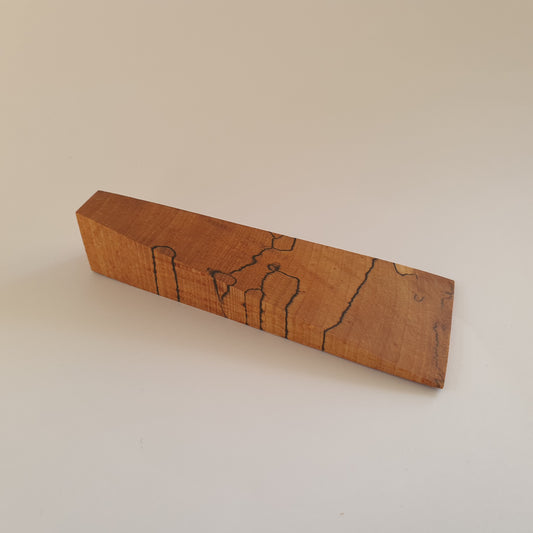 Door Wedge in Spalted Beech