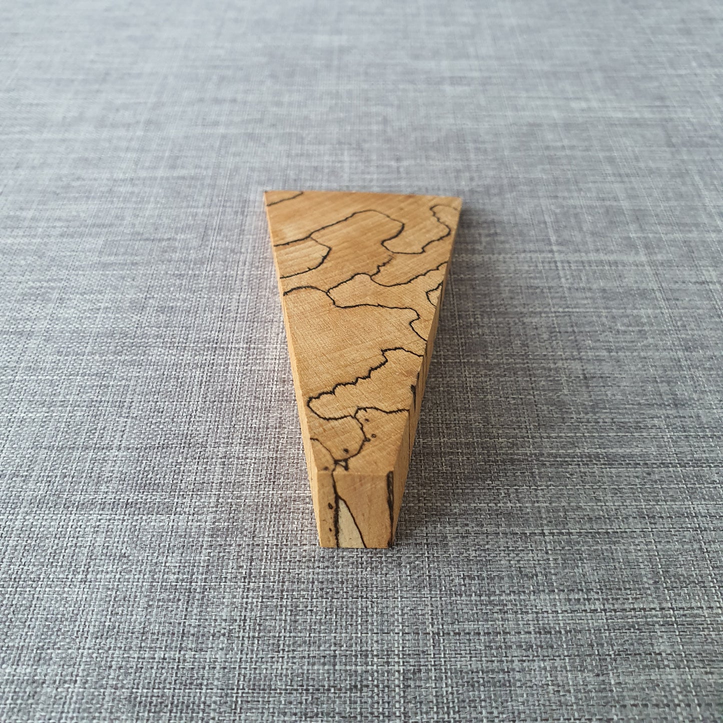 Door Wedge in Spalted Beech