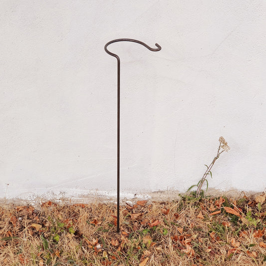 Handcrafted Steel Plant Support Stakes, Garden Markers, Bird Perches