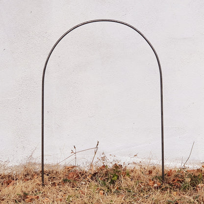 Handcrafted Tall Steel Hoops, Path Edging, Plant Support, Pet Barrier, Rustic Patina